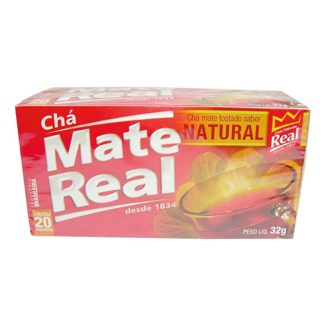 Chá Mate Real Natural 32g 20 Unidades