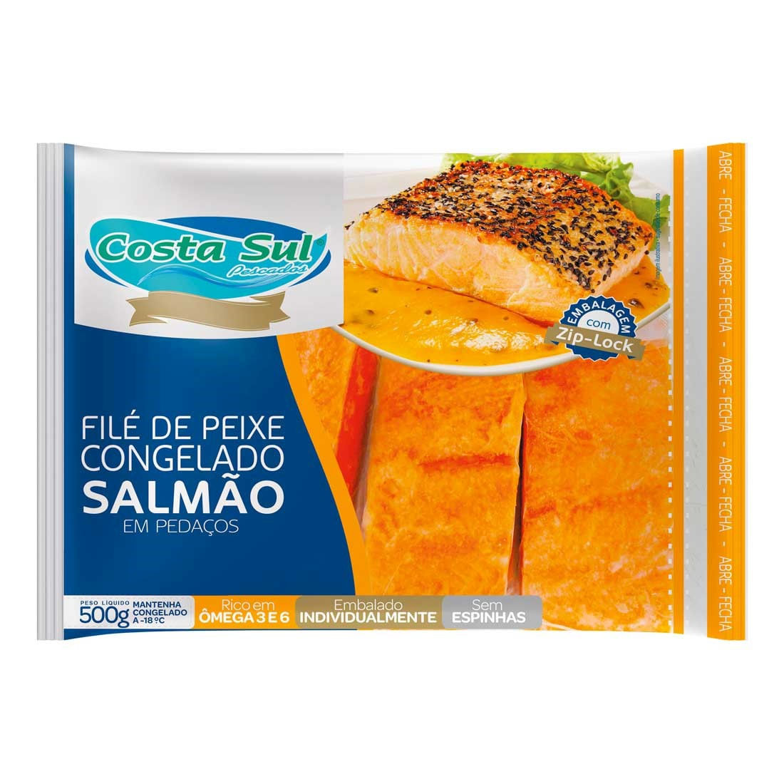 Filé Salmão Costa Sul Porcion 500g