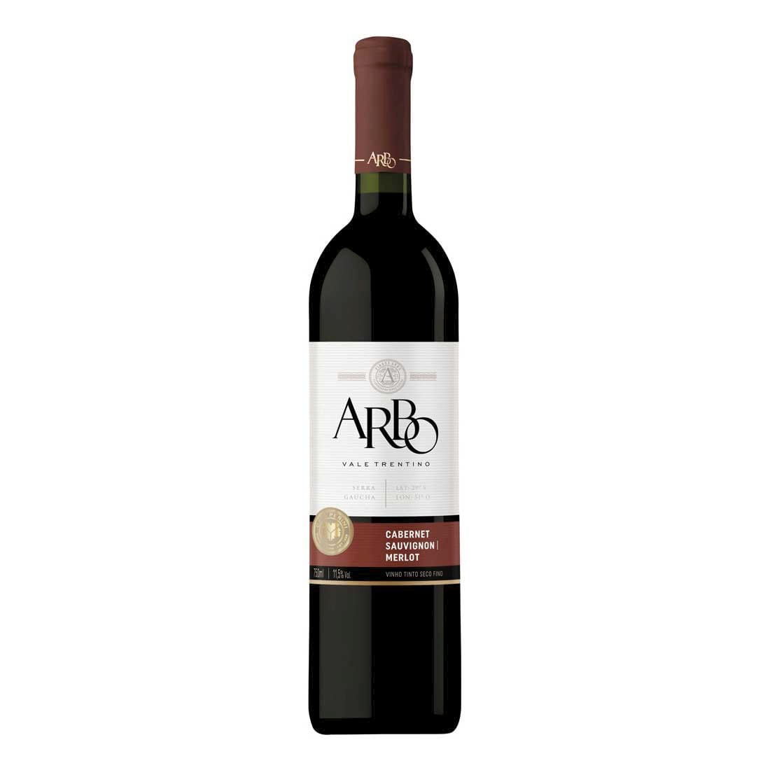 Vinho Nacional Arbo Cabernet Sauvignon Merlot 750ml