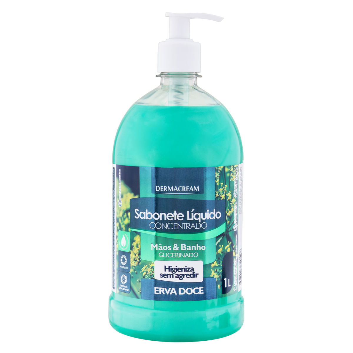 Sabonete Líquido Dermacream Erva Doce 1 Litro
