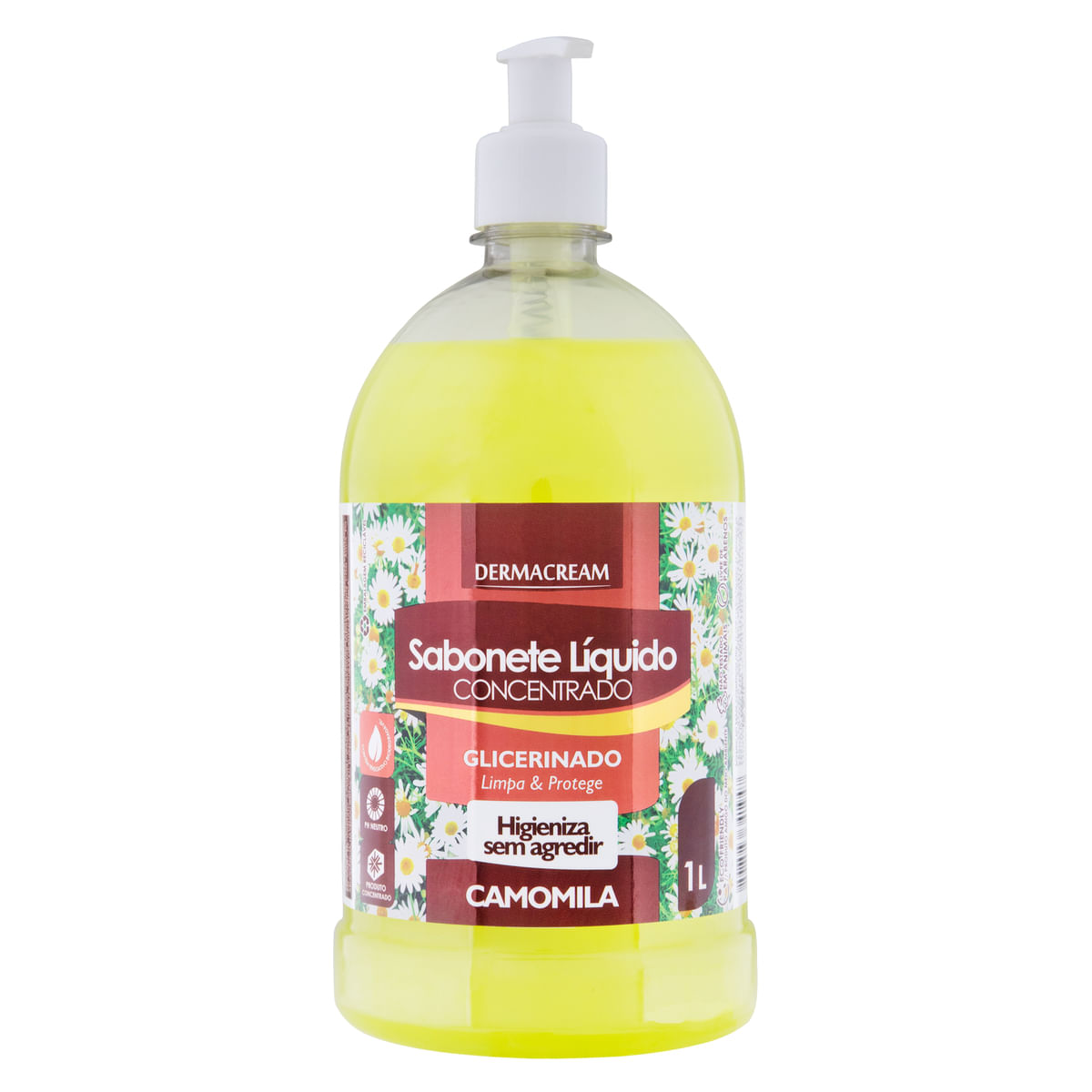 Sabonete Líquido Dermacream Camomila 1 Litro