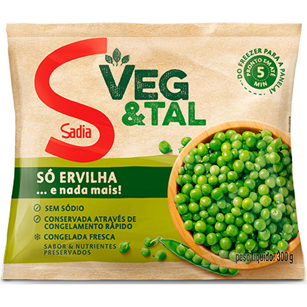 Ervilha Vegetal SADIA Veg & Tal congelada pacote 300g