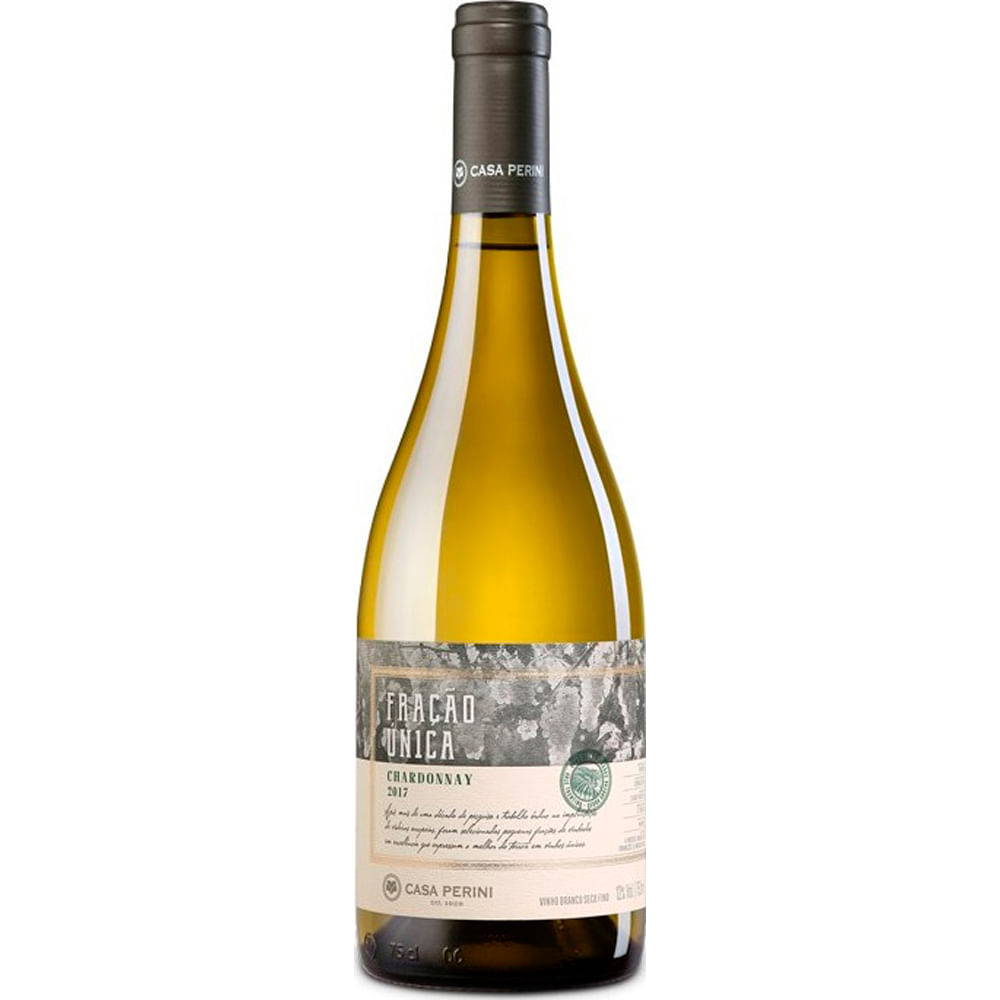 Vinho Nacional Casa Perini Fração Única Chardonnay Branco Seco 750ml