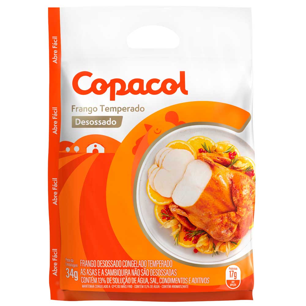 Frango Copacol Desossado Congelado e Temperado