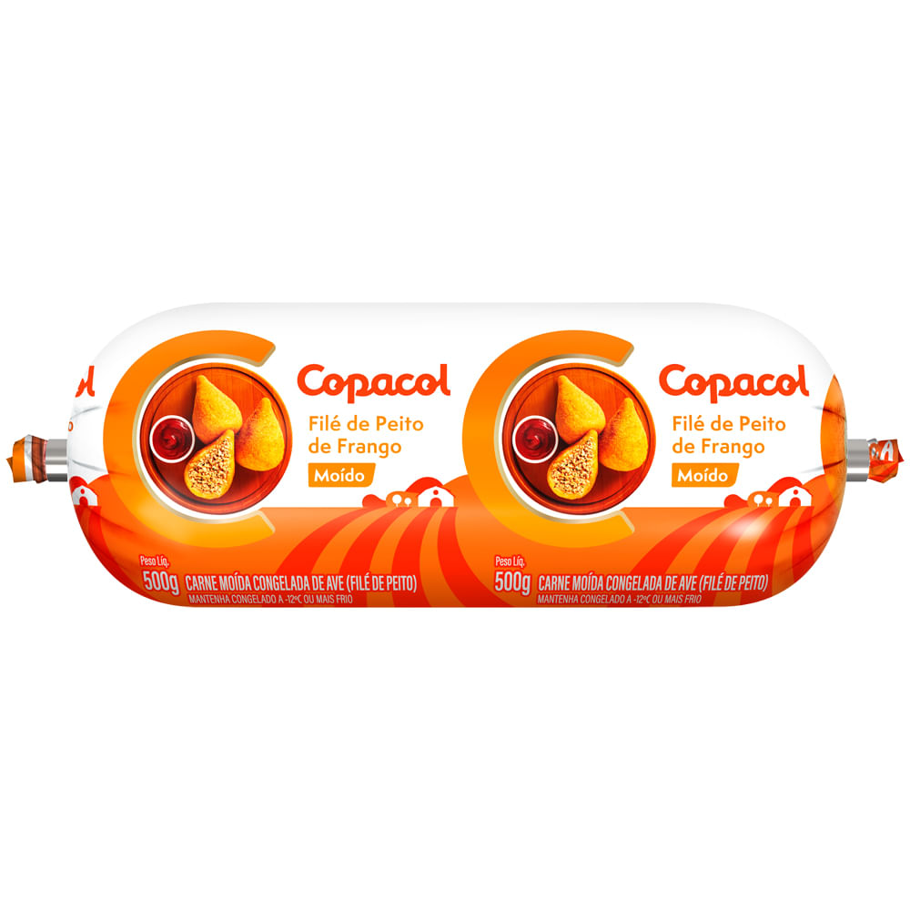 Carne Moída de Peito de Frango Congelada Copacol 500g