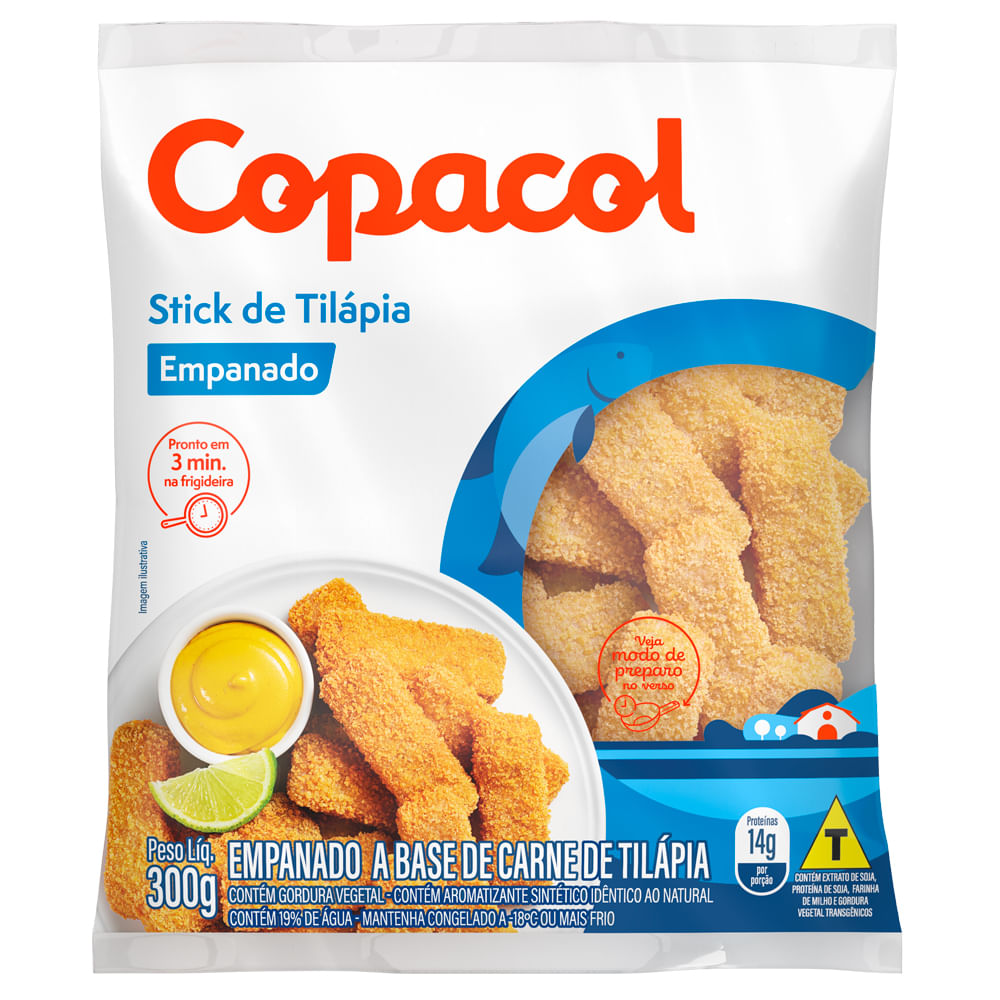 Stick de Tilápia Empanado Pacote 300g