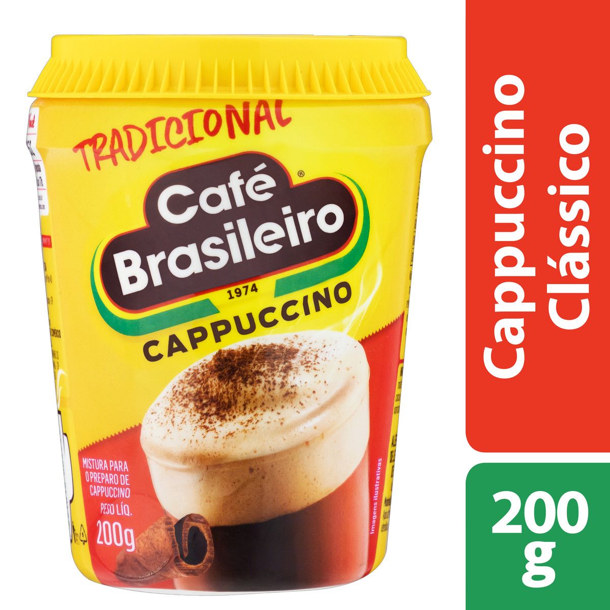 Cappuccino Classic Pote 200g 3 Corações