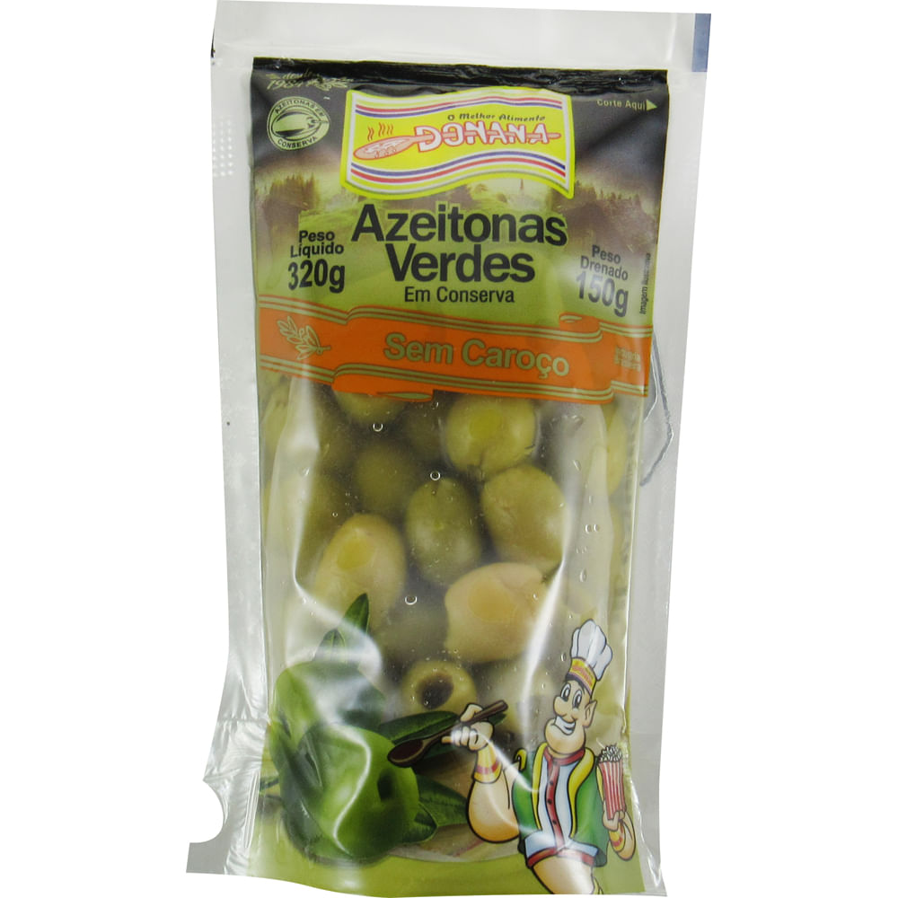 Azeitona Verde Donana 150g sem Caroço