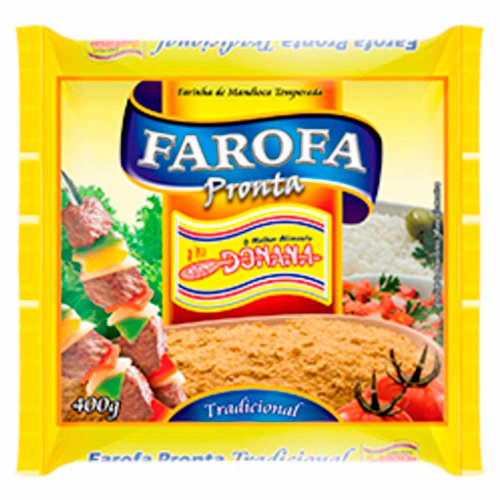 Farofa Pronta Donana Tradicional 400g