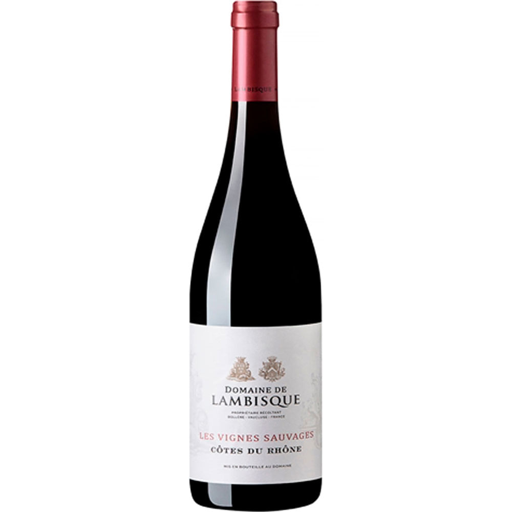 Vinho Francês Domaine de Lambisque Côte Du Rhône Les Vignes Sauvages 750ml