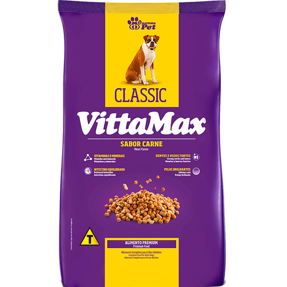 Ração para Cães Vittamax Classic Carne 10,1kg
