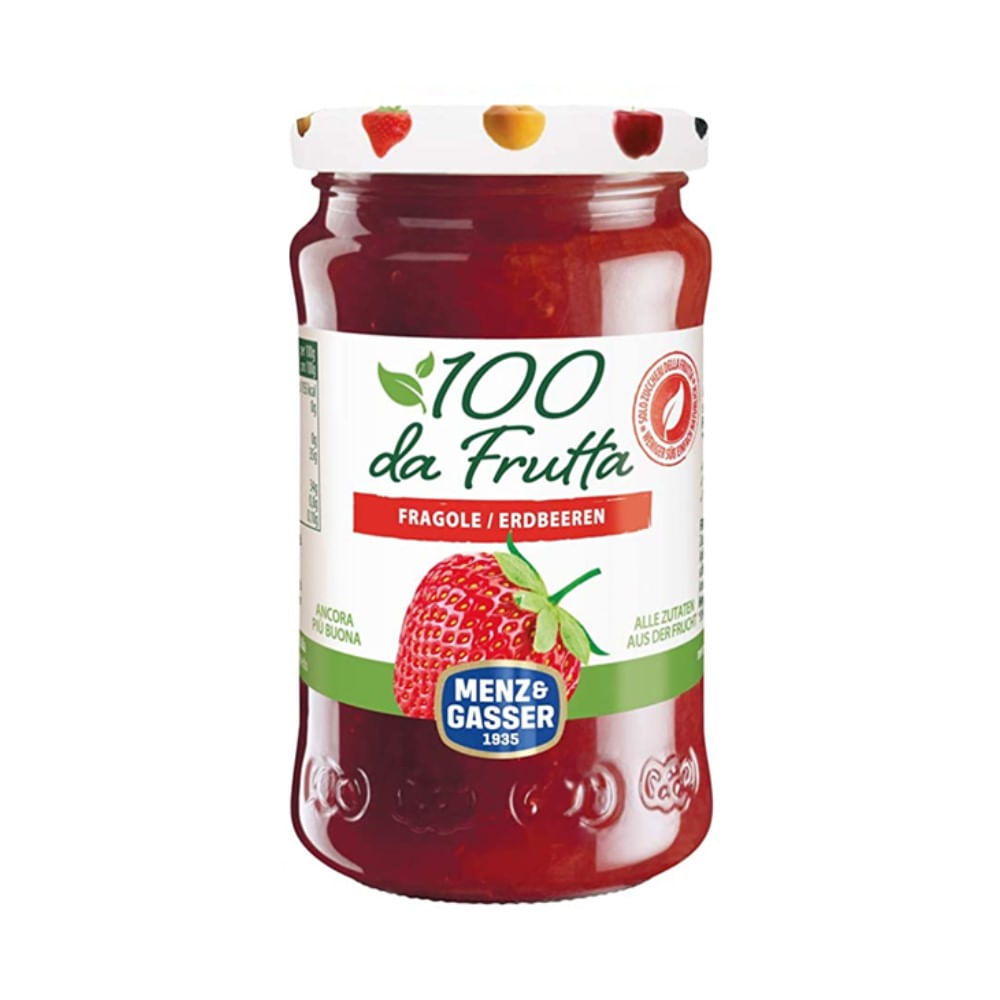 Geléia Italiana Menz&Gasser 100% da Fruta Morango 240g