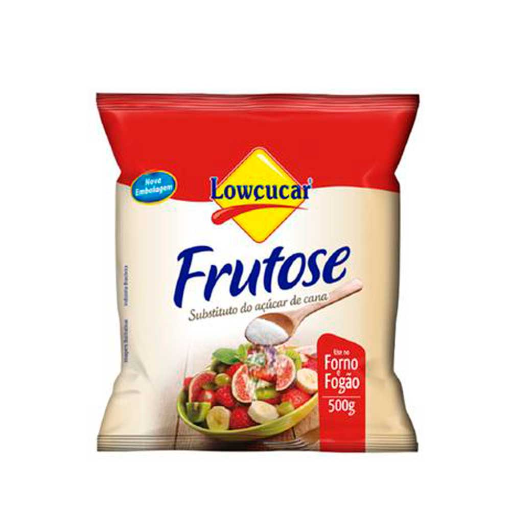 Adoçante em Pó Lowçucar Frutose Refil 500g