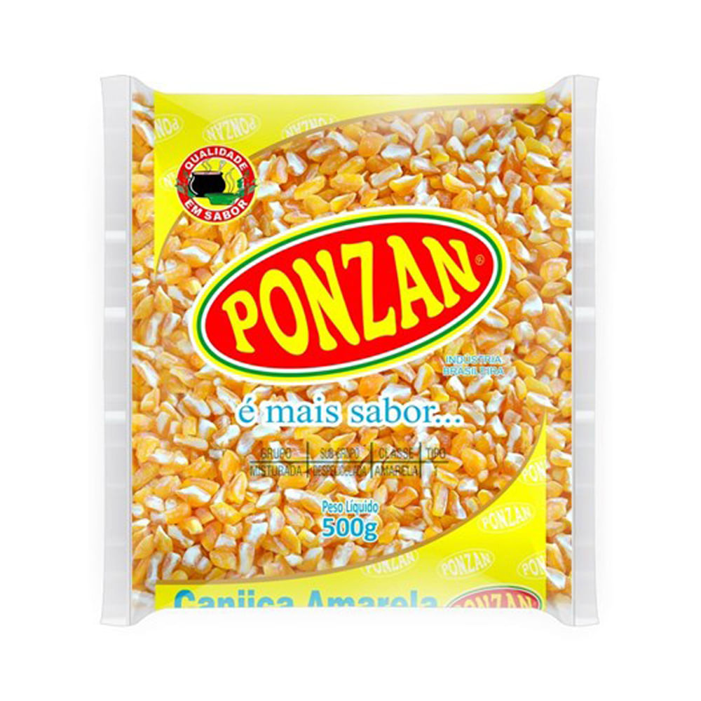 Canjica Amarela Ponzan 500g