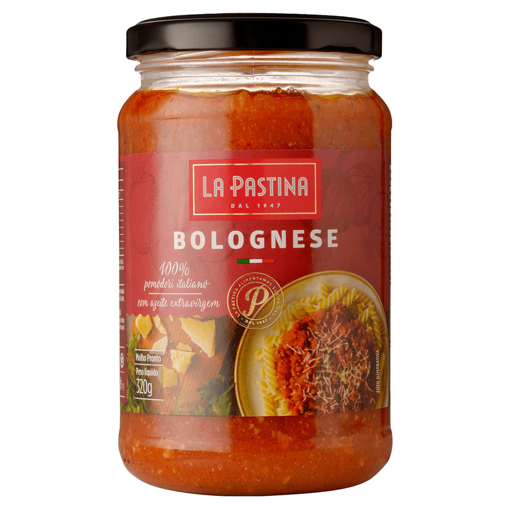 Molho de Tomate La Pastina Bolognese Vidro 320g