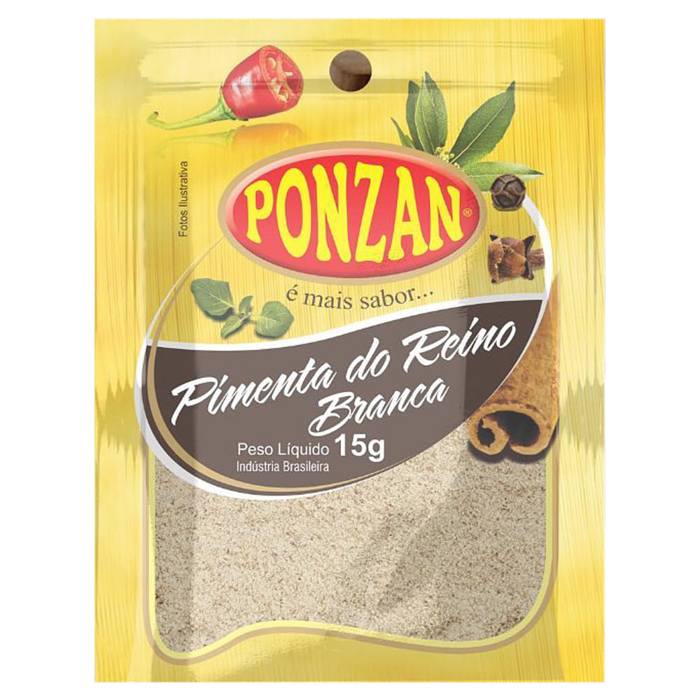 Pimenta do Reino Ponzan Branca 15g