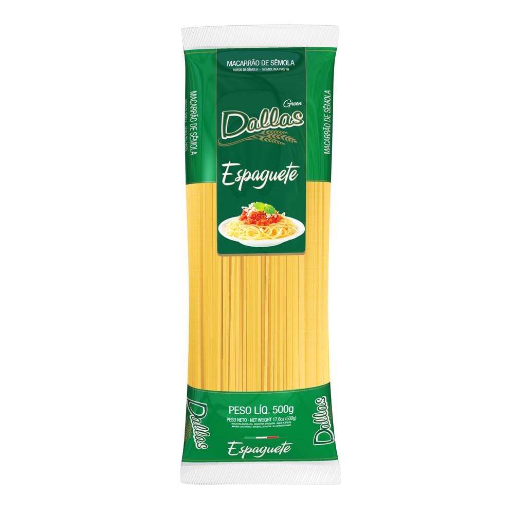 Macarrão Espaguete Dallas Green 500g