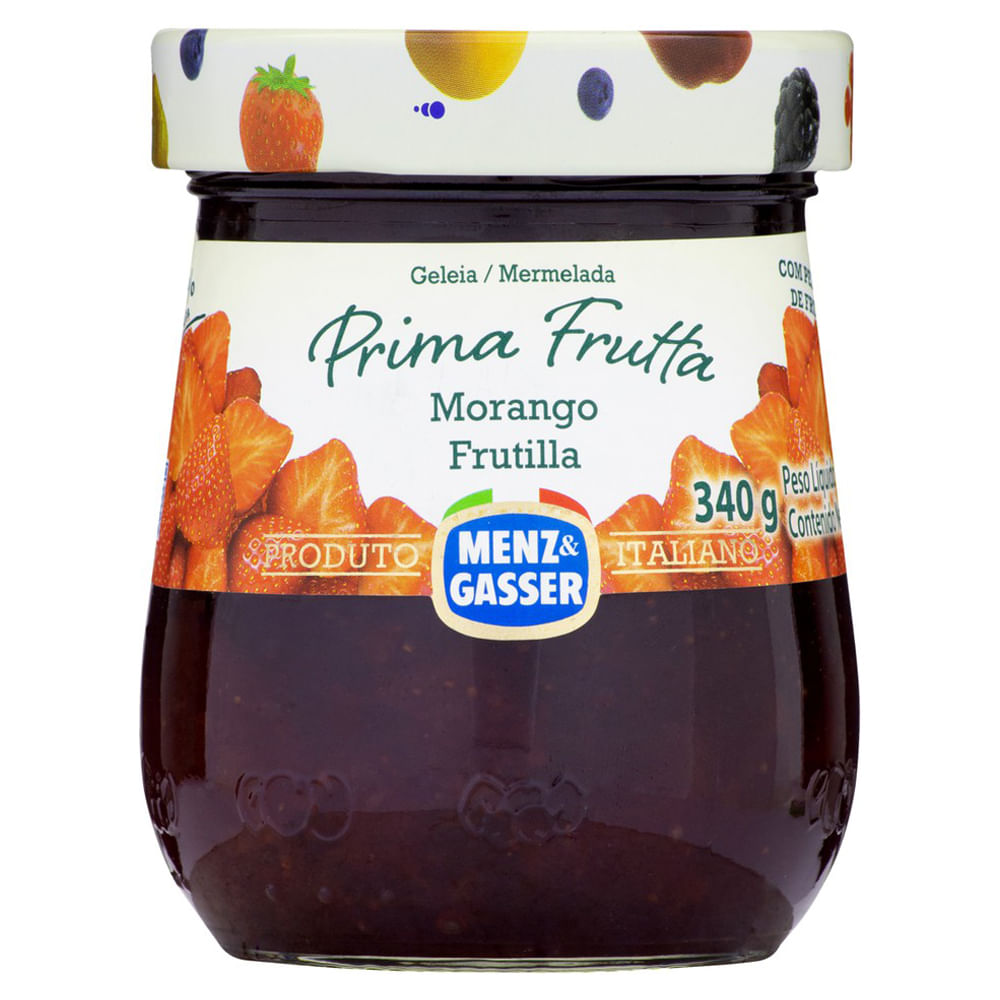 Geléia Italiana Menz&Gasser Prima Frutta Morango 340g