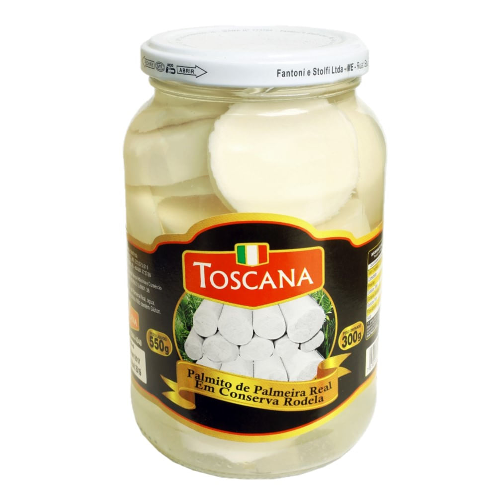 Palmito Palmeira Real Toscana Rodela 300g