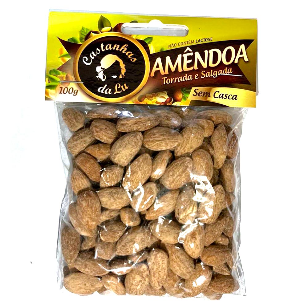 Amêndoa Torrada e Salgada Castanhas da Lu 100g