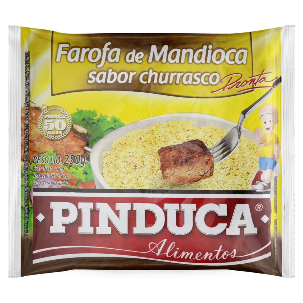 Farofa de Mandioca Pinduca Churrasco 250g