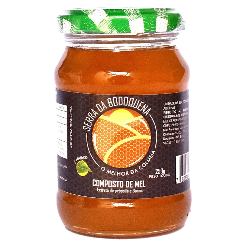Mel Composto Serra da Bodoquena Guaco com Própolis 250g