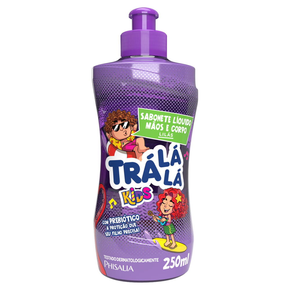 Sabonete trá lá Lá lilas mãos E Corpo Liquido 250ml