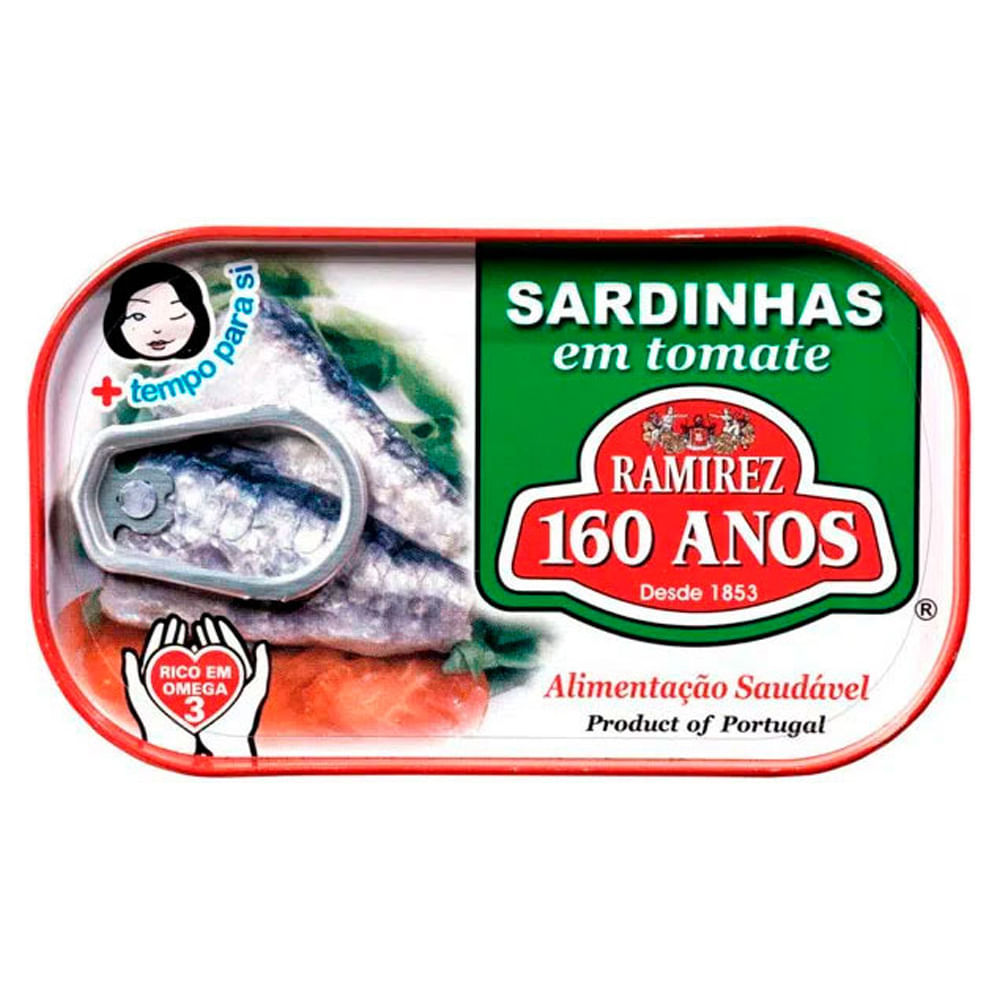 SARDINHA PORTUGUESA RAMIREZ MOLHO TOMATE 125G