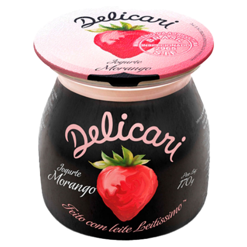 Iogurte Delicari Morango 500g