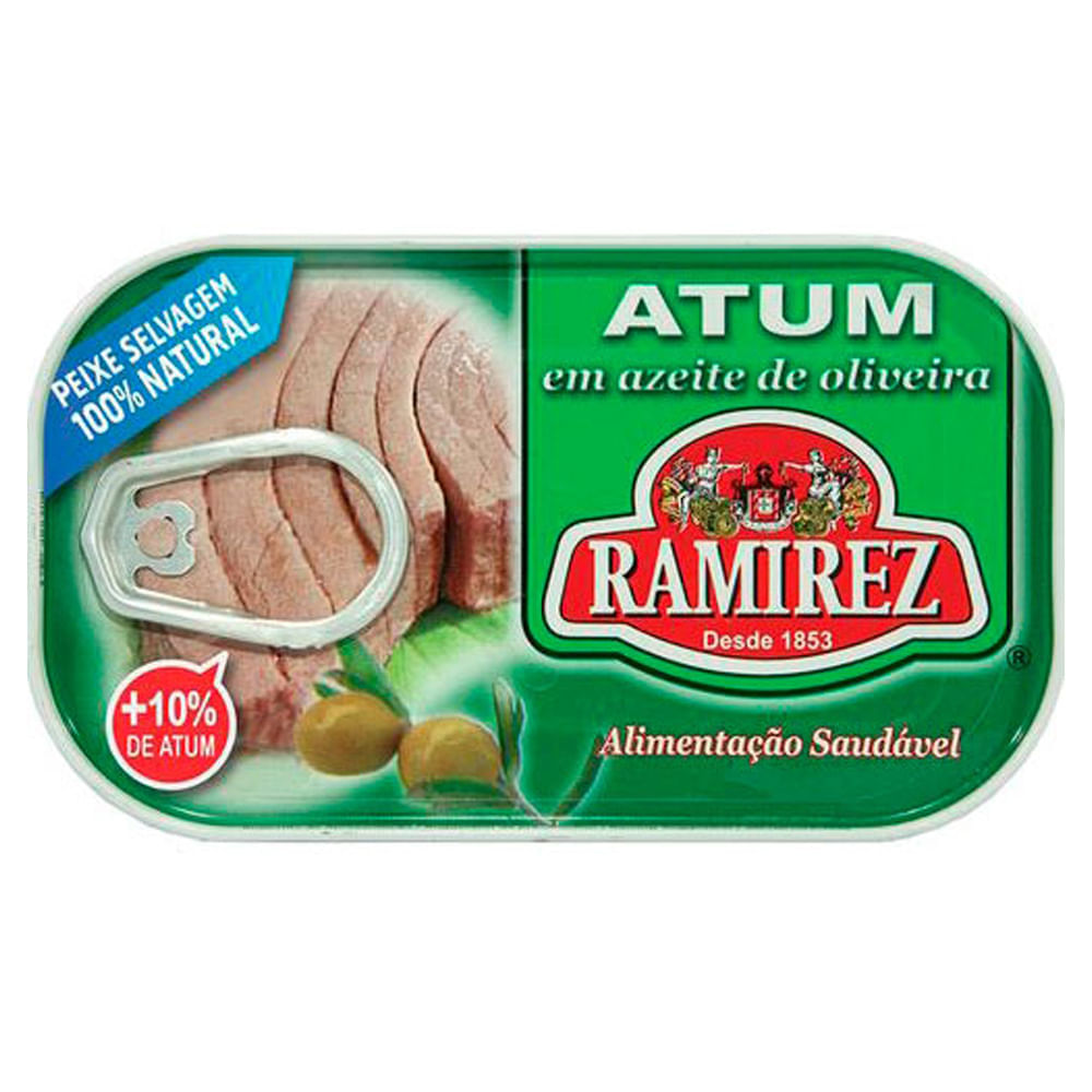 Atum Ramirez Sólido em Azeite Caixa 120g