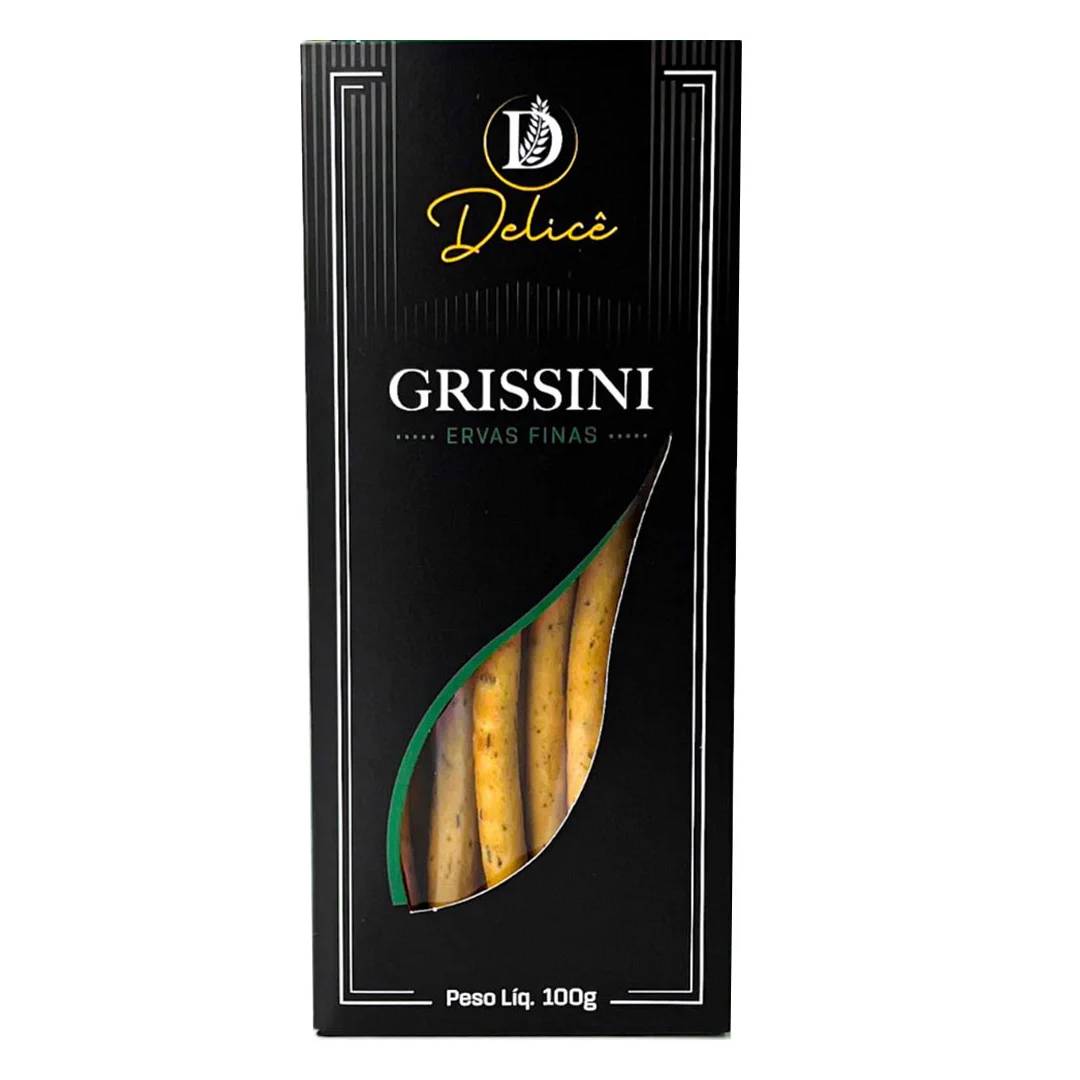 Biscoito Grissini Ervas Finas Delicê 100g
