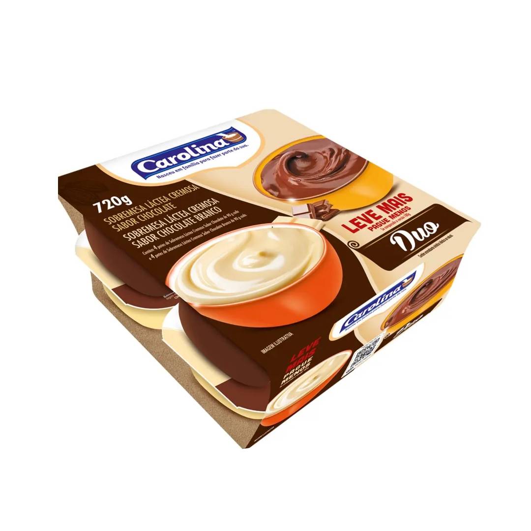 Sobremesa Láctea Carolina Duo Pack com 720g