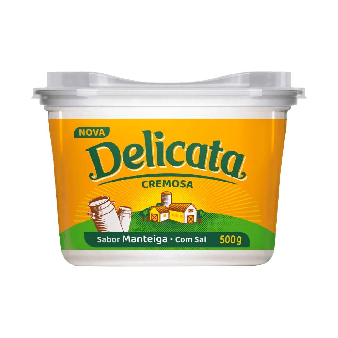 Margarina Cremosa com Sal Delicata 500g