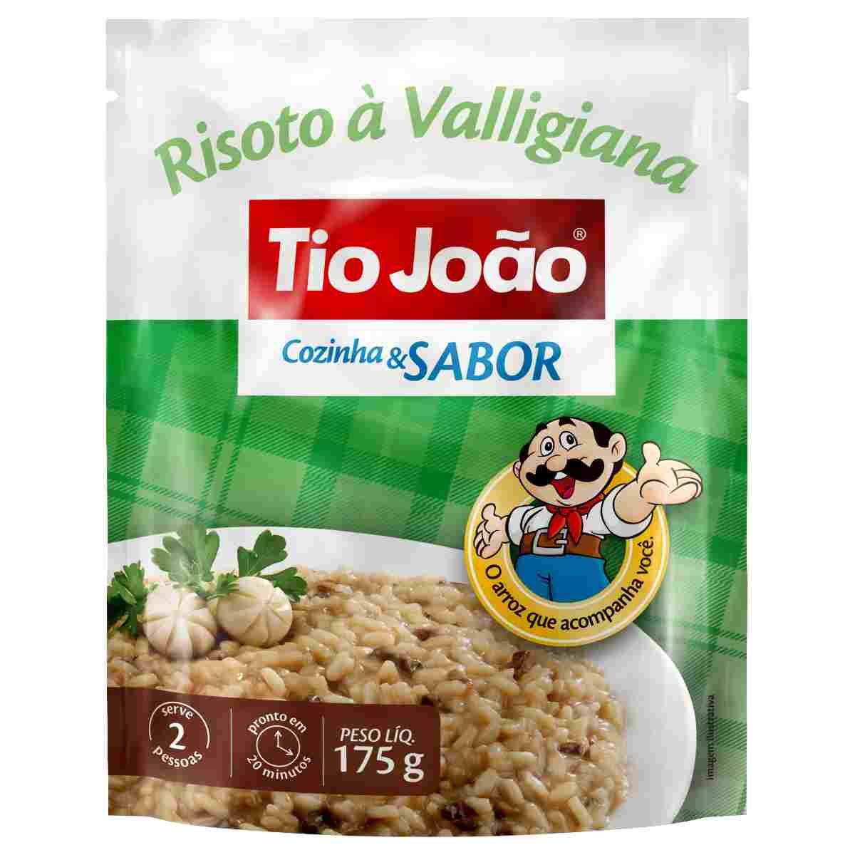 Risoto Tio João Cozinha e Sabor à Valligiana 175g