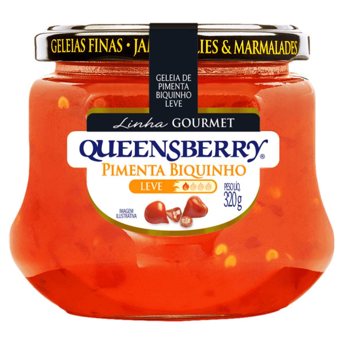 Geleia de Pimenta Biquinho Leve Queensberry 320g