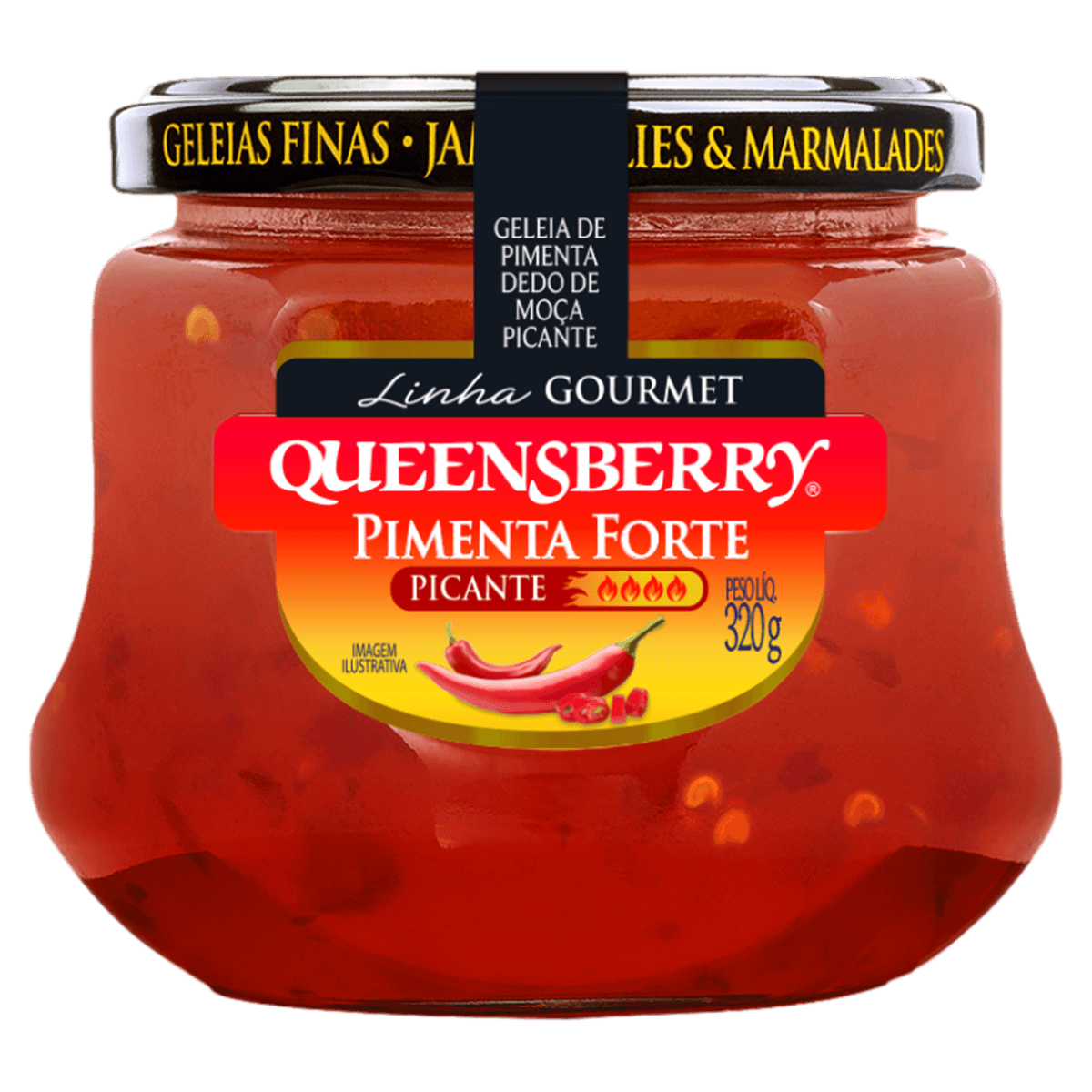 Geleia de Pimenta Forte Queensberry 320g