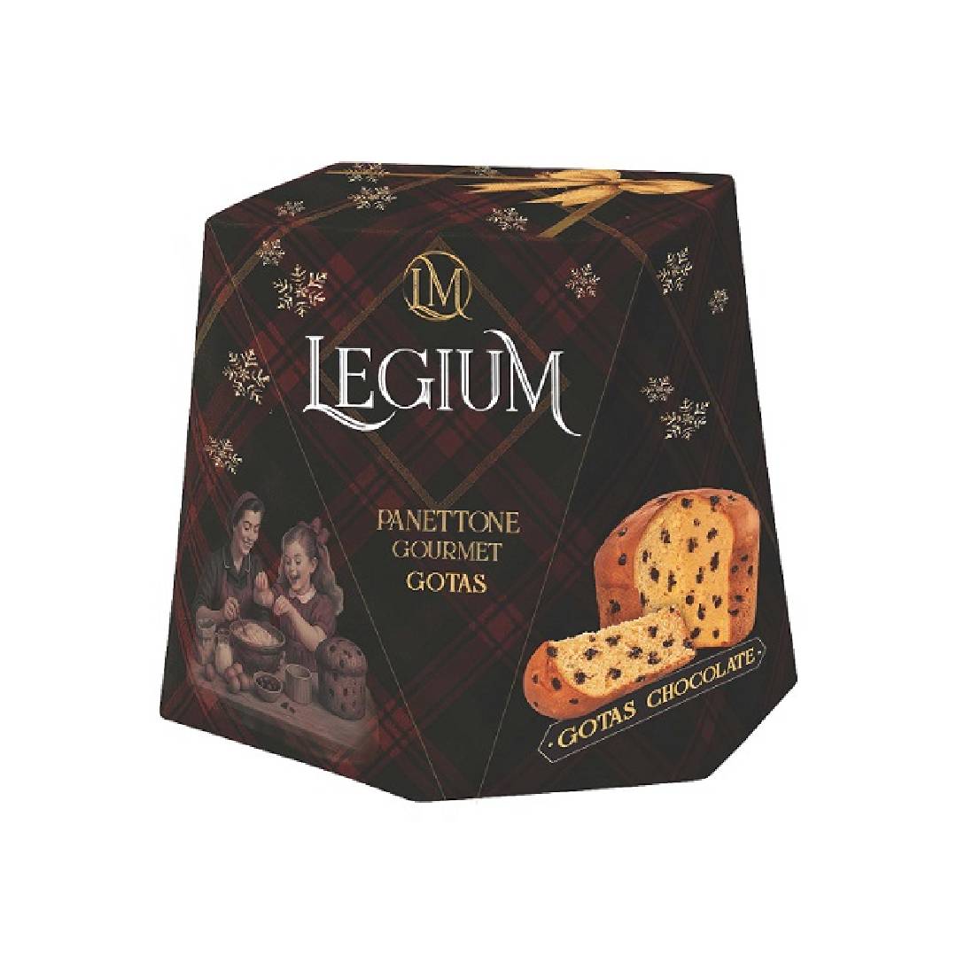 Panettone Gourmet Legium Gotas de Chocolate 400g