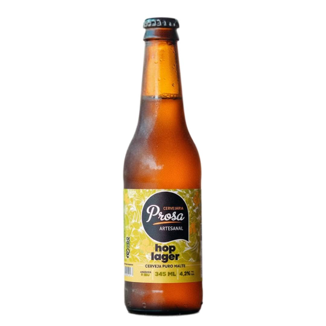 Cerveja Artesanal Prosa HOPE LAGER Long Neck 345ml