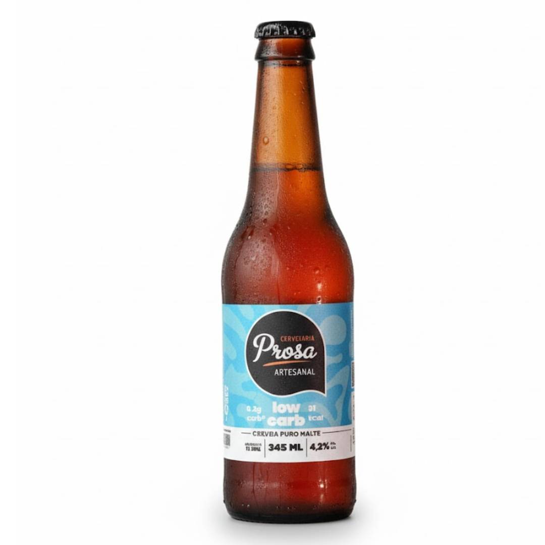 Cerveja Artesanal Prosa Low Carb Long Neck 345ml